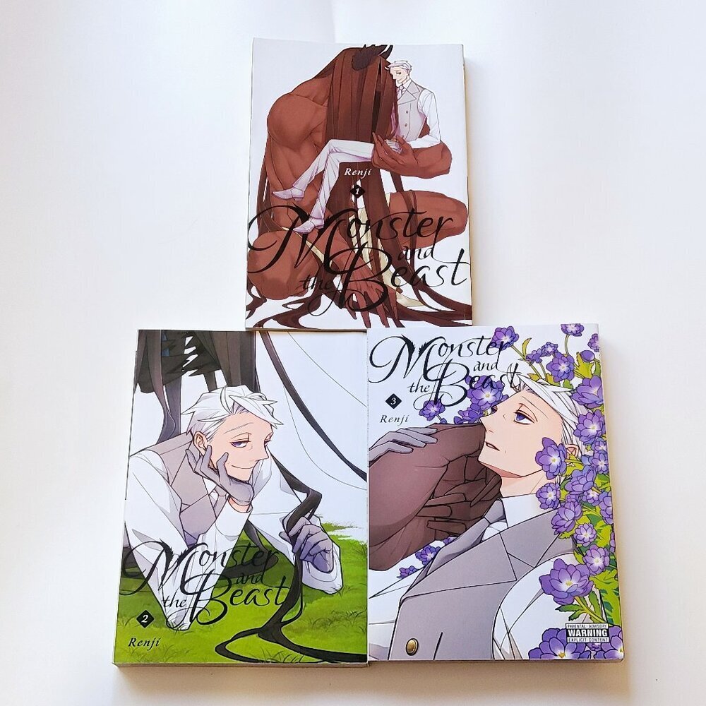 Monster and the Beast Volumes 1-3 Manga - BL Yaoi - Books